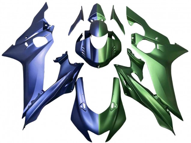 2017-2023 Yamaha YZF 600 R6 Motorcycle Fairings - Blue Green