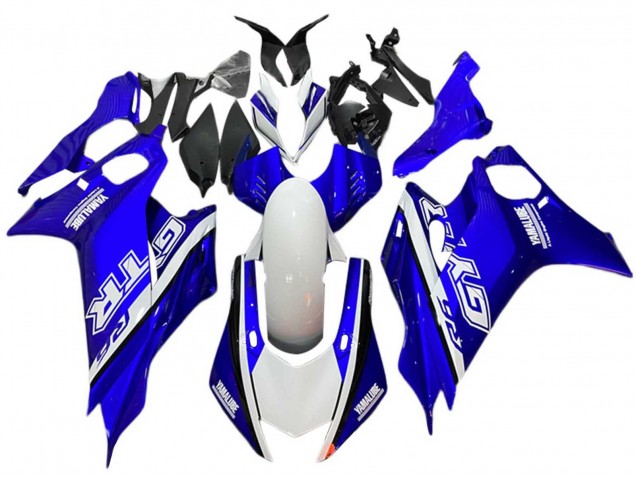 2017-2023 Yamaha YZF 600 R6 Motorcycle Fairings - White Blue GYTR