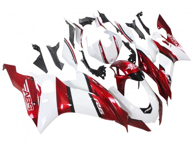2017-2023 Yamaha YZF 600 R6 Motorcycle Fairings - White Red Black
