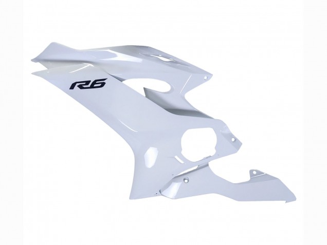 2017-2023 Yamaha YZF 600 R6 Motorcycle Fairings - White