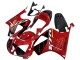 2000-2006 Honda VTR1000 Motorcycle Fairings - Red Black Stripe Racing