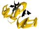 1997-2005 Honda VTR1000F Motorcycle Fairings - Yellow