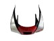 1988-1989 Honda NSR250R Motorcycle Fairings - Silver Red Glossy Black