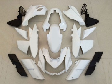 Custom 2010-2013 Kawasaki Z1000 Motorcycle Fairings - White