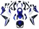 2014-2019 Kawasaki Z1000 Motorcycle Fairings - White Blue Black