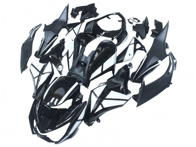 2014-2019 Kawasaki Z1000 Motorcycle Fairings - Glossy Black Matte Black