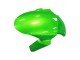 2013-2018 Kawasaki Z800 Motorcycle Fairings - Green Glossy Black