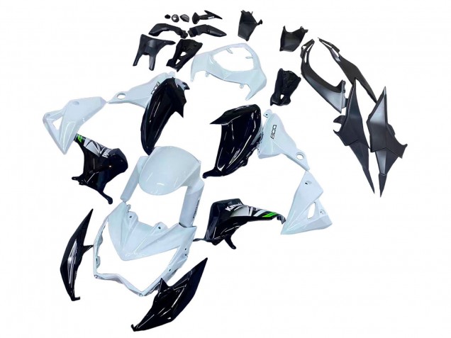 2013-2018 Kawasaki Z800 Motorcycle Fairings - White Glossy Black Green