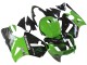 2002-2006 Kawasaki ZX12R Motorcycle Fairing - Green Glossy Black Elf Touch4 Monster