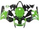 2002-2006 Kawasaki ZX12R Motorcycle Fairing - Green Glossy Black Elf Touch4 Monster