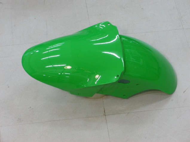 2000-2001 Kawasaki ZX9R Motorcycle Fairings - Green Silver Black