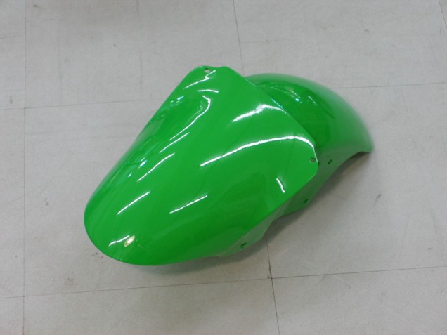 2000-2001 Kawasaki ZX9R Motorcycle Fairings - Green Silver Black