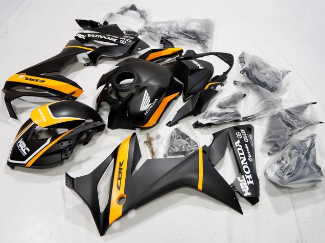 2019-2020 Matte Black Yellow White Honda CBR650R Motorcycle Fairings