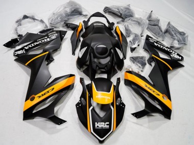 Custom 2019-2020 Honda CBR650R Motorcycle Fairings - Matte Black Yellow White