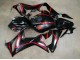 2019-2020 Honda CBR650R Motorcycle Fairings - Glossy Black Red Stripe