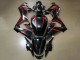 2019-2020 Honda CBR650R Motorcycle Fairings - Glossy Black Red Stripe
