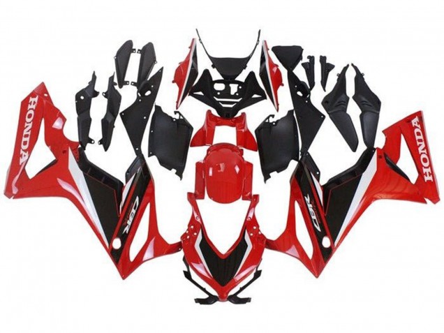 2019-2020 Honda CBR650R Motorcycle Fairings - Red White Matte Black