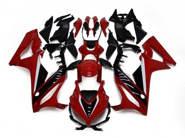 2021-2023 Maroon Red Glossy Black Honda CBR650R Motorcycle Fairings