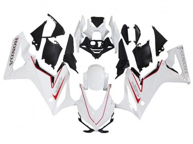 2021-2023 White Red Black Honda CBR650R Motorcycle Fairings