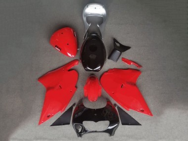 Custom 1999-2004 Aprilia RS250 Motorcycle Fairings - Red Black Silver