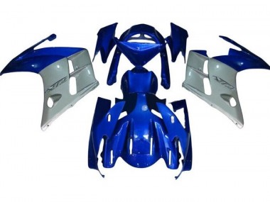 Custom 2013-2015 Yamaha FJR1300 Motorcycle Fairing - Blue Silver