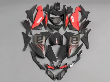 Custom 2009-2015 Aprilia RSV4 1000 Motorcycle Fairings - Matte Black Red Grey