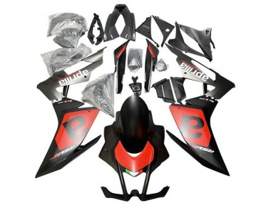 Custom 2016-2020 Aprilia RSV4 1000 Motorcycle Fairings - Matte Black Red White