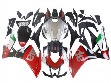 Custom 2016-2020 Aprilia RSV4 1000 Motorcycle Fairing - Red Silver Black Green