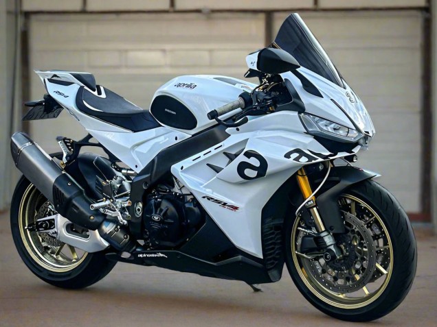 2021-2024 Aprilia RSV4 1100 Motorcycle Fairings - White Black