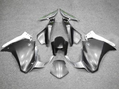 Custom 2010-2014 Honda VFR 1200 Motorcycle Fairings - Silver White