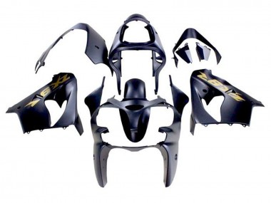 Custom 2002-2003 Kawasaki ZX9R Motorcycle Fairings - Blue Gold