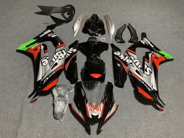 2016-2020 Kawasaki ZX10R Motorcycle Fairings - Glossy Black Red Silver Green