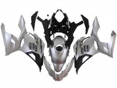 Custom 2018-2024 Kawasaki Ninja 400 Motorcycle Fairings - Silver Black Repsol