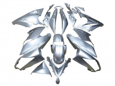Custom 2009-2011 Kawasaki Ninja 650 EX650 Motorcycle Fairings - Silver