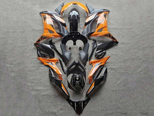 2020-2025 Orange Black Kawasaki Ninja 650 EX650 Motorcycle Fairings