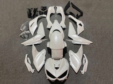 Custom 2014-2019 Kawasaki Z1000 Motorcycle Fairings - Pearl White