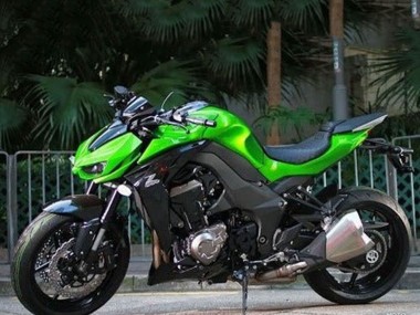 Custom 2014-2019 Kawasaki Z1000 Motorcycle Fairings - Green