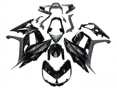 Custom 2010-2016 Kawasaki Z1000SX Motorcycle Fairings - Glossy Black