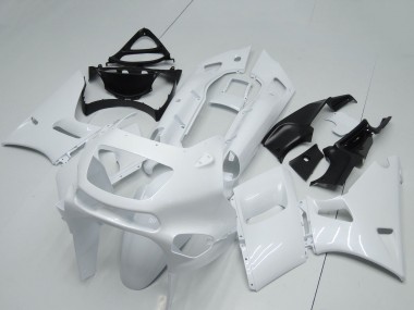 Custom 1993-2007 Kawasaki ZZR400 Motorcycle Fairings - White