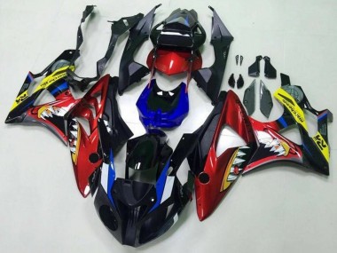 Custom 2009-2014 BMW S1000RR Motorcycle Fairings - Red Blue Yellow Black Shark