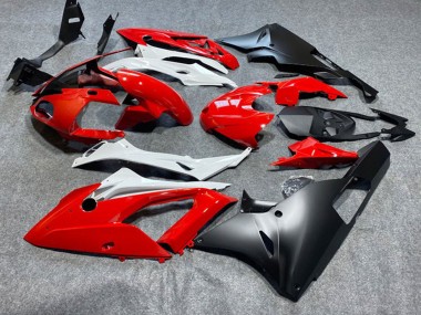 Custom 2009-2014 BMW S1000RR Motorcycle Fairings - Red White Matte Black