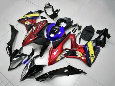Custom 2015-2016 BMW S1000RR Motorcycle Fairings - Blue Red Yellow Black Shark