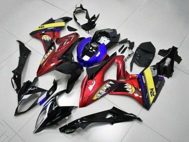 Custom 2017-2018 BMW S1000RR Motorcycle Fairings - Yellow Blue Red Black Shark