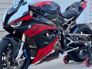 Custom 2019-2022 BMW S1000RR Motorcycle Fairings - Red Black White