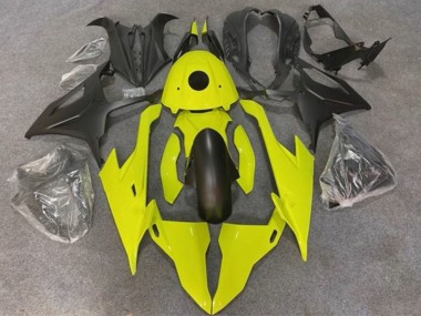Custom 2019-2022 BMW S1000RR Motorcycle Fairings - Neon Yellow Matte Black