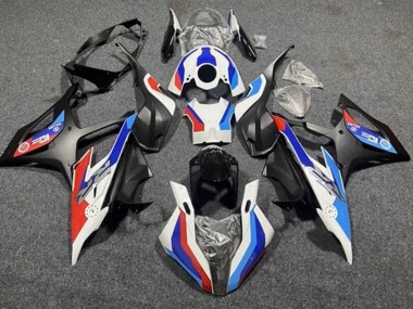 Custom 2019-2022 BMW S1000RR Motorcycle Fairings - White Blue Matte Black Red