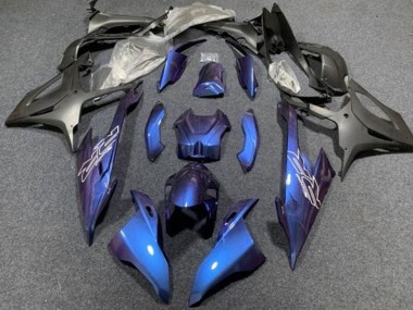 Custom 2019-2022 BMW S1000RR Motorcycle Fairings - Blue Matte Black