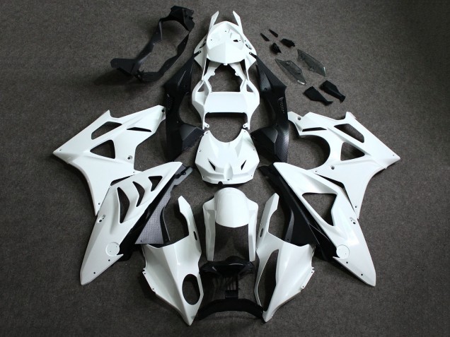 2019-2022 BMW S1000RR Motorcycle Fairings - White
