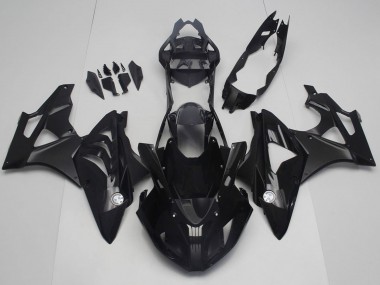 Custom 2019-2022 BMW S1000RR Motorcycle Fairings - Black Matte Black