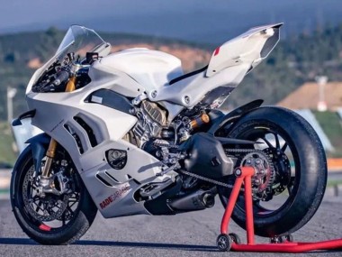 Custom 2022-2024 Ducati Panigale V4 V4S Motorcycle Fairings - White